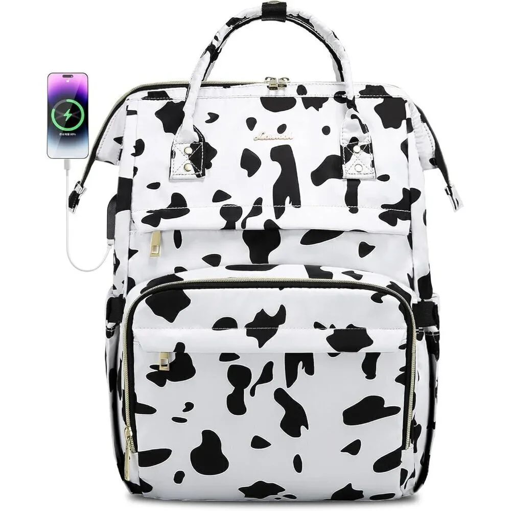 LOVEVOOK Laptop Backpack for Women Anti-Theft Travel Backpack with USB Charging.